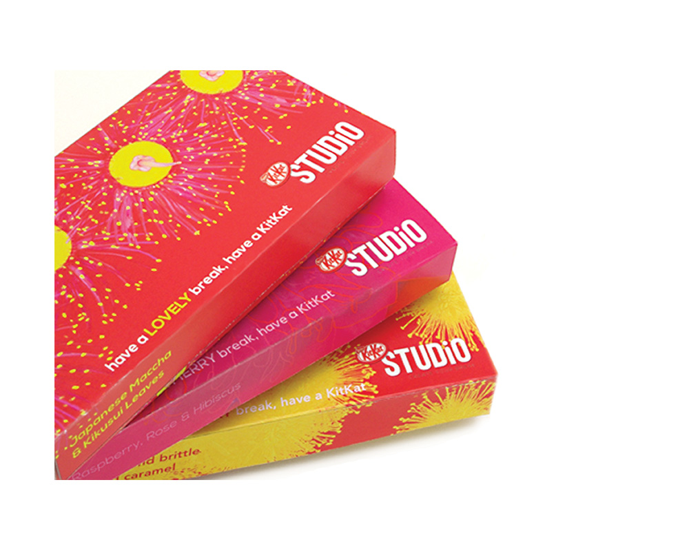 Packaging design, confectionary boxes